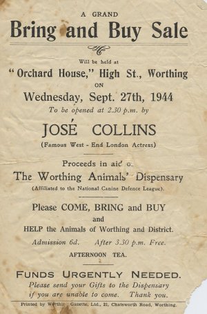 1944 Bring and buy sale poster